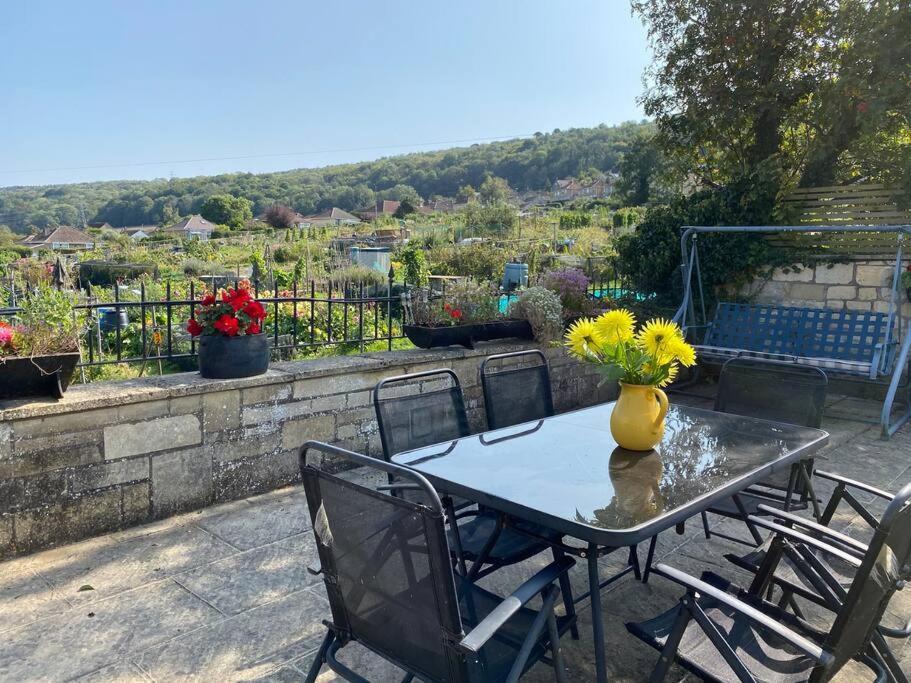 Apartamento The Terrace - Annexe With Views Bathford Exterior foto